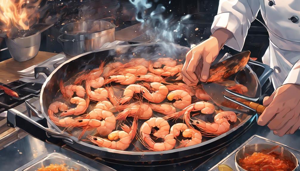 preventing overcooked shrimp promptly