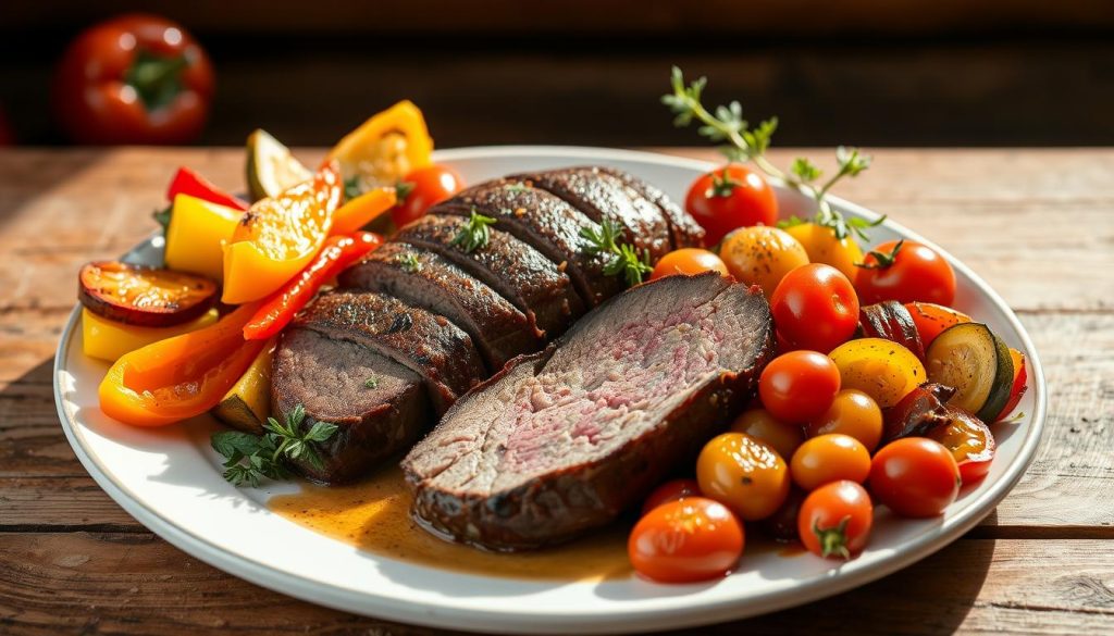 vegetable sides with Braciole