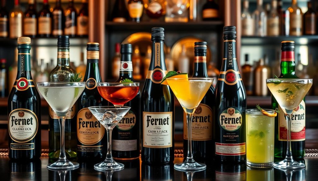 Fernets and substitutes in classic cocktails