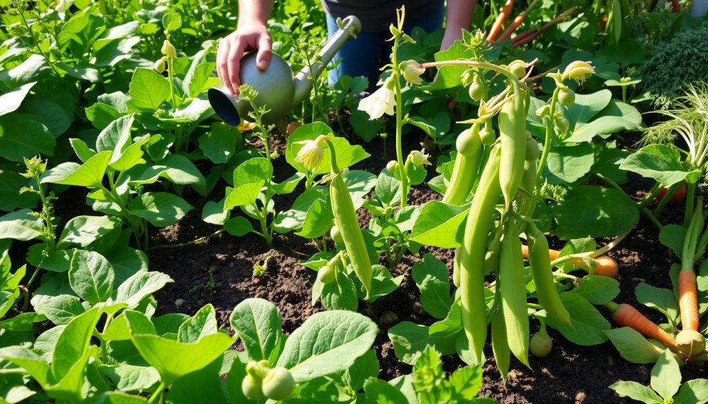 caring for peas