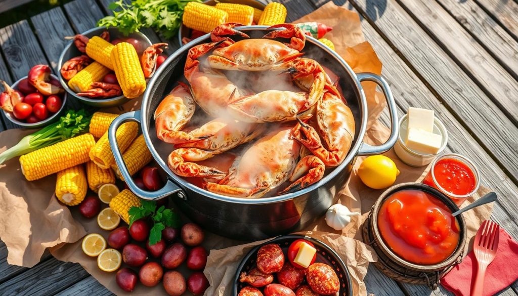 essential crab boil items