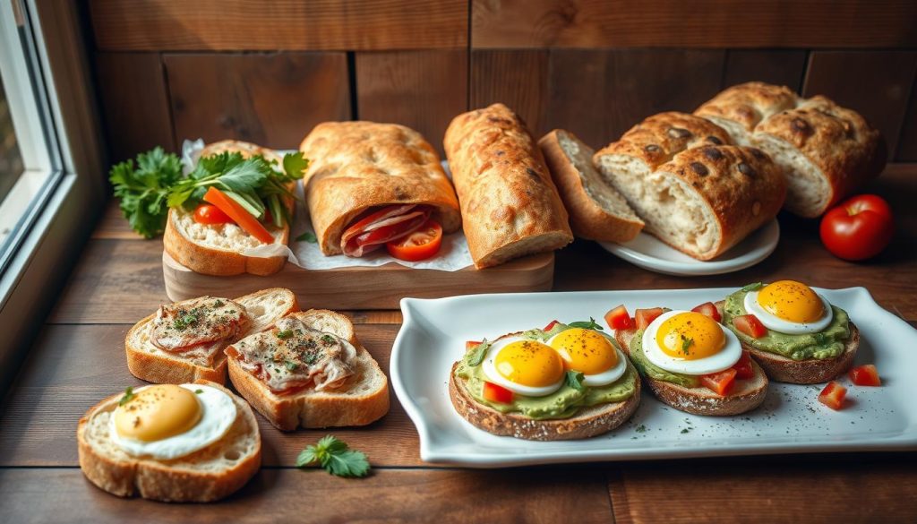 focaccia sandwiches and breakfast ideas with focaccia