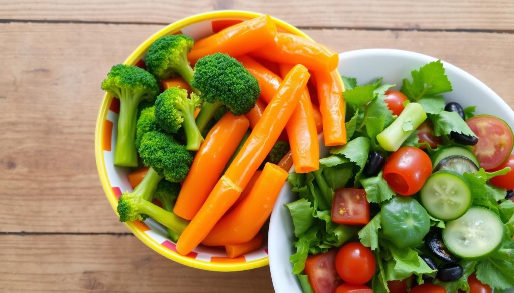 fresh sides steamed vegetables salad options