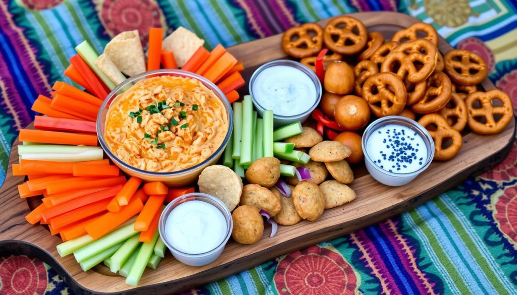 pairings for buffalo chicken dip