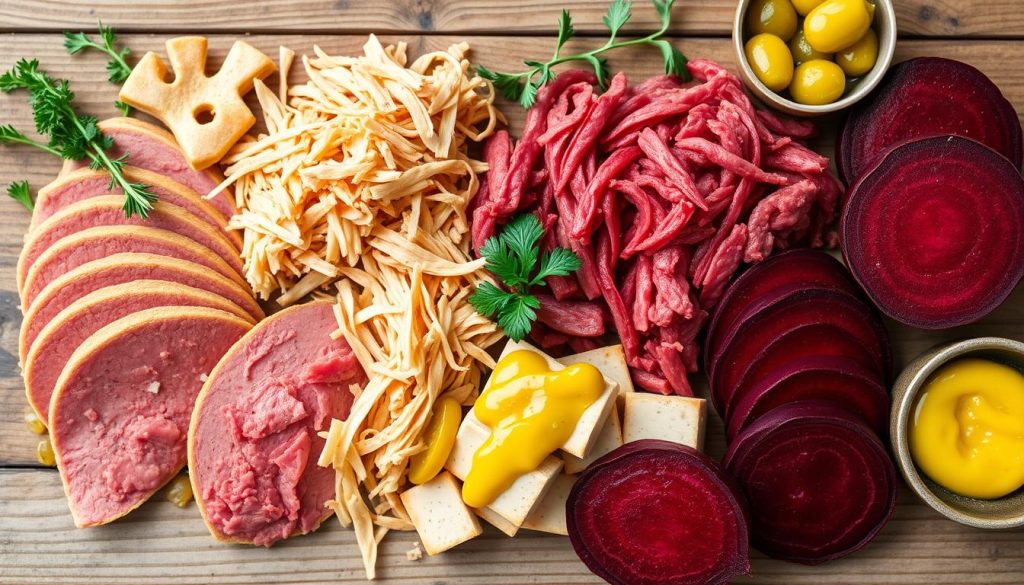 vegan substitutes for corned beef